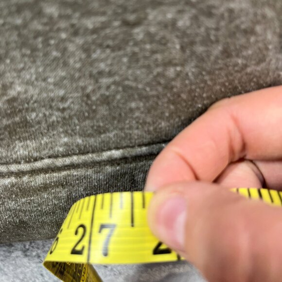 North Face Hoodie Mens Large Sweatshirt Logo Pullover Kangaroo Pockets Khaki - Picture 13 of 13